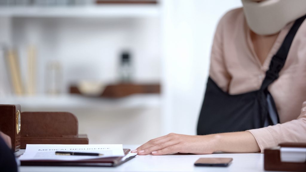 Insurance agent regrets to inform victim about refusal to pay compensation