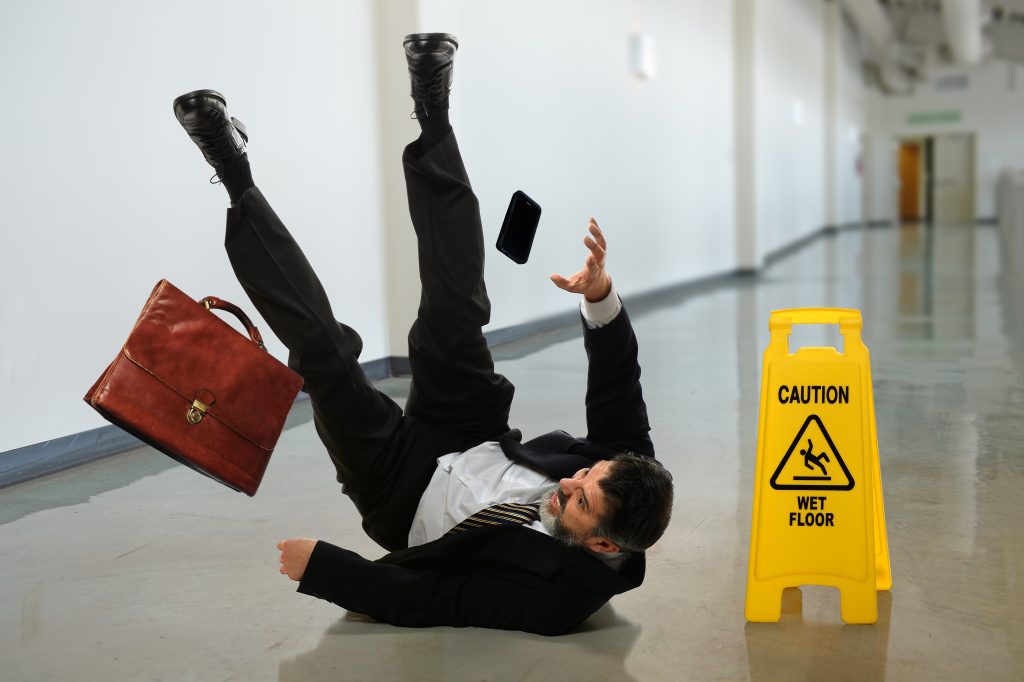 Businessman Falling