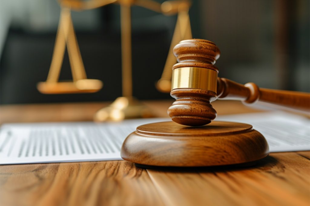 Photo Legal services, business and lawyers, contract papers, office discussion
