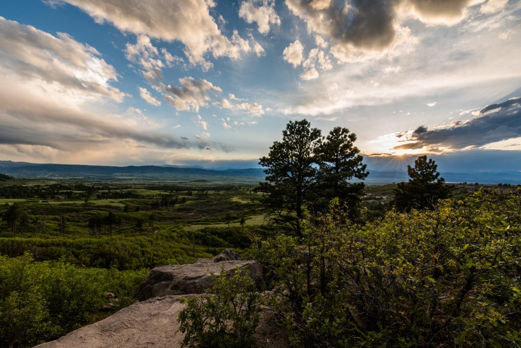 Dusk at Castle Pines