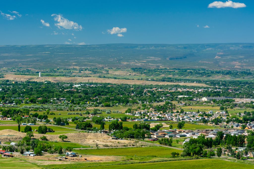 Montrose, Colorado on a Sunny Day