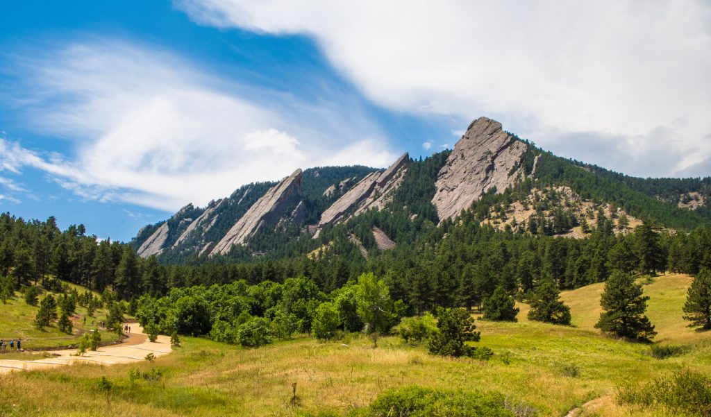 The Flatirons, Boulder, Colorado