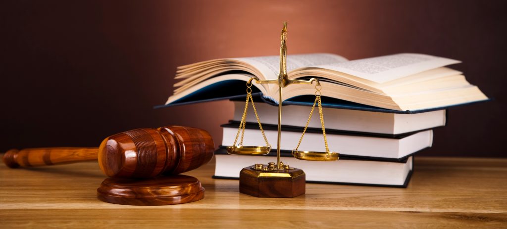 Wooden gavel barrister, justice concept