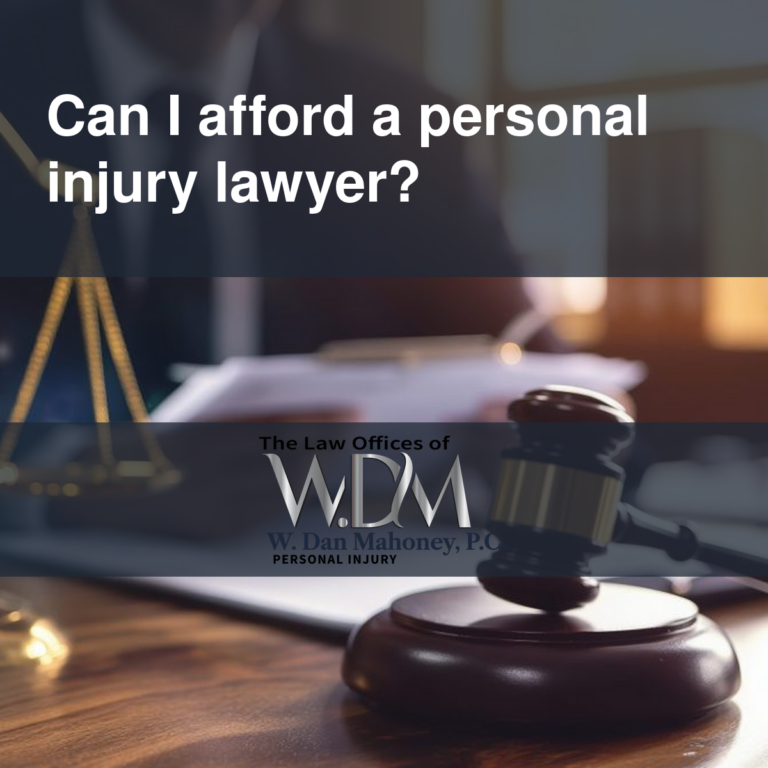 Can I afford a personal injury lawyer?