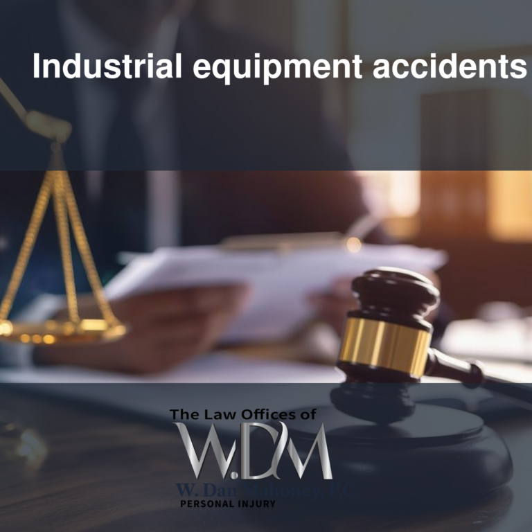 Industrial equipment accidents demand experienced legal help.