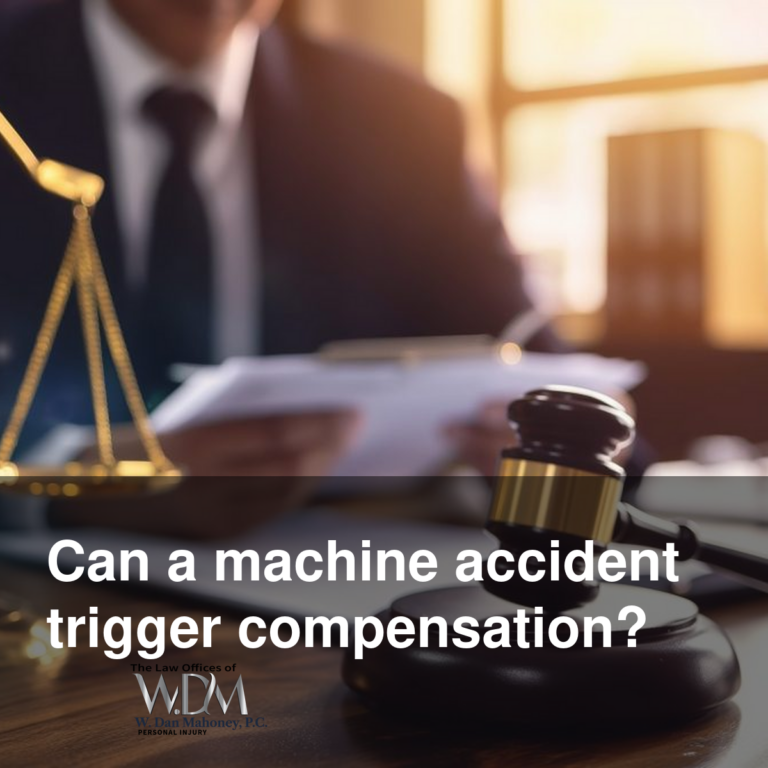 Can a machine accident trigger compensation?