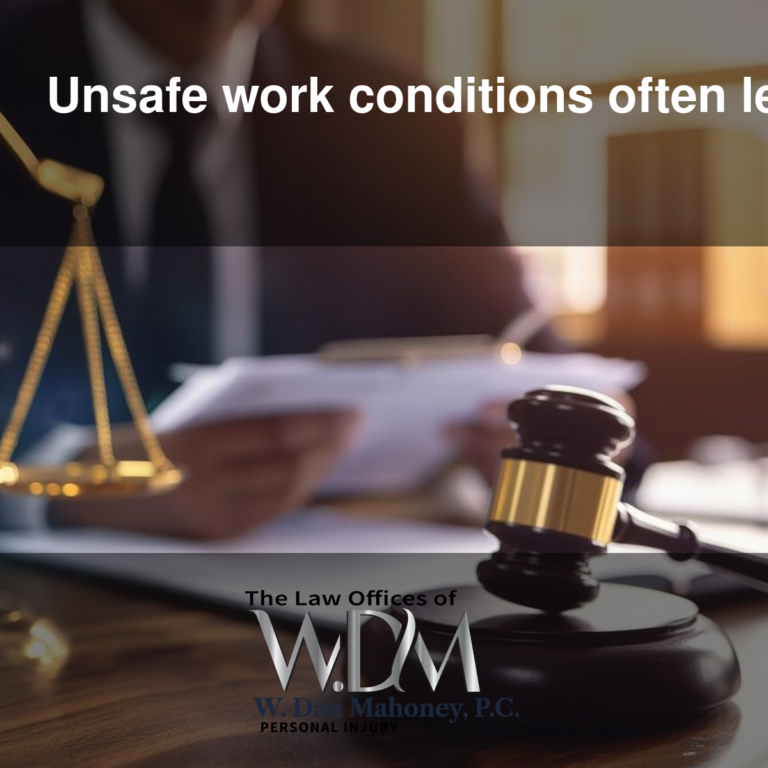 Unsafe work conditions often lead to preventable falls.