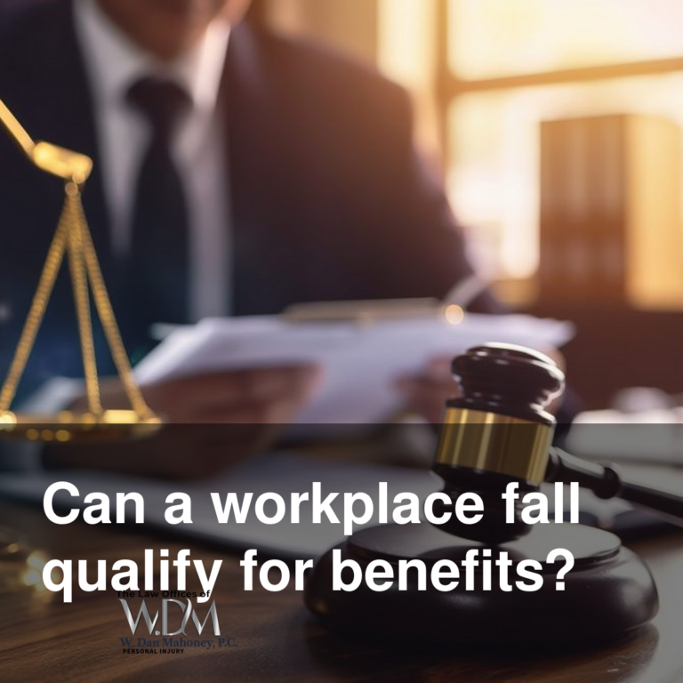 Can a workplace fall qualify for benefits?