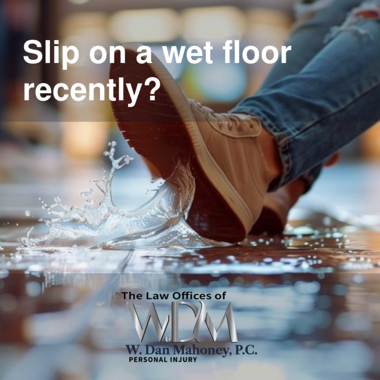 Slip on a wet floor recently?