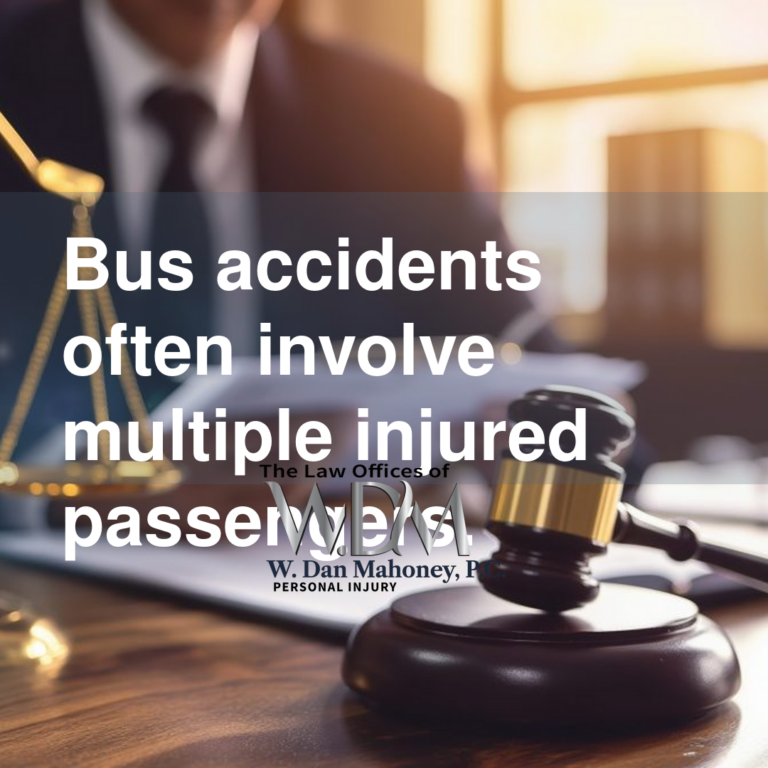 Bus accidents often involve multiple injured passengers.