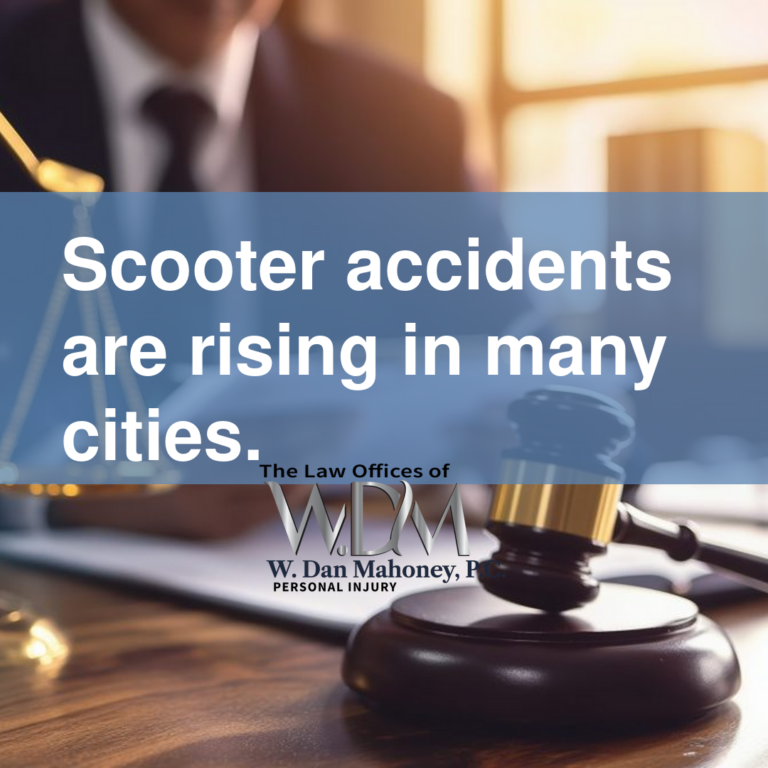 Scooter accidents are rising in many cities.