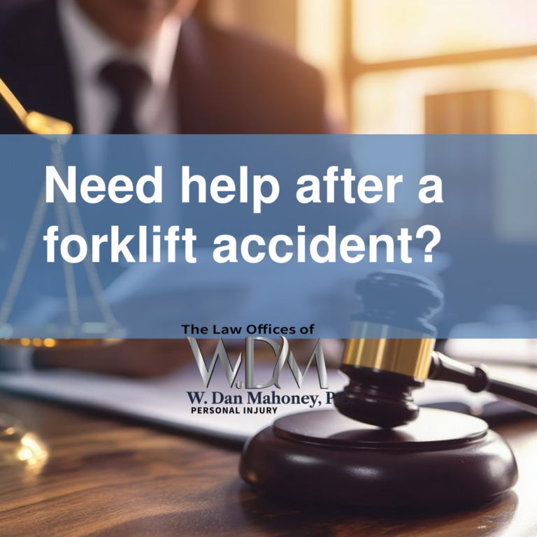 Need help after a forklift accident?