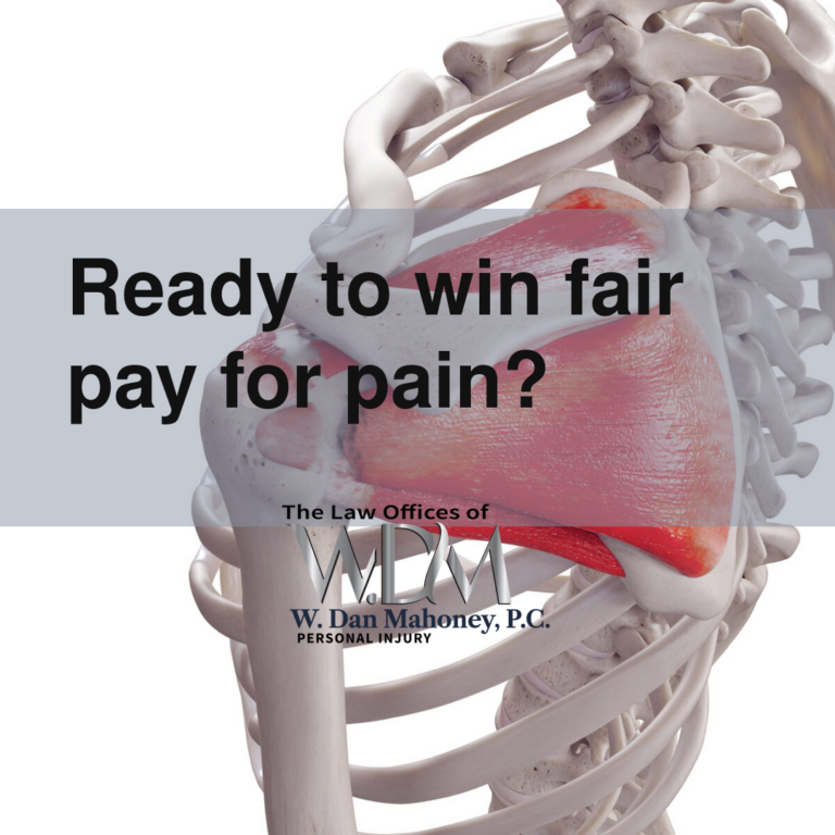Ready to win fair pay for pain?