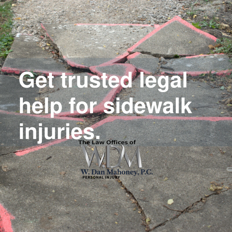 Get trusted legal help for sidewalk injuries.