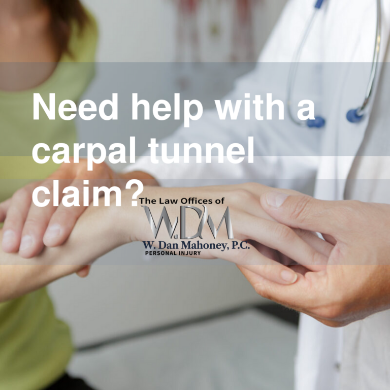 Need help with a carpal tunnel claim?