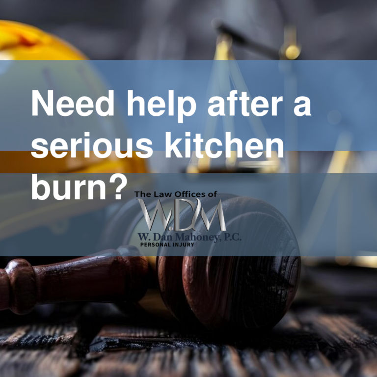 Need help after a serious kitchen burn?
