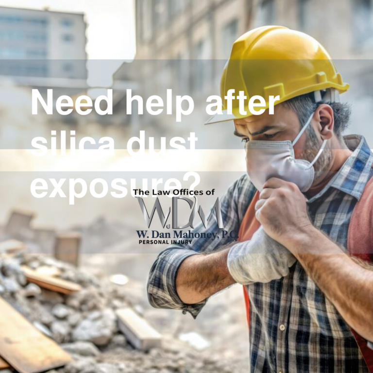 Need help after silica dust exposure?