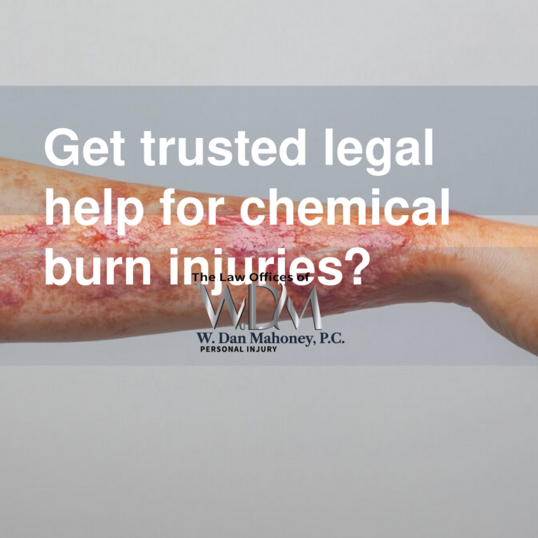 Get trusted legal help for chemical burn injuries?