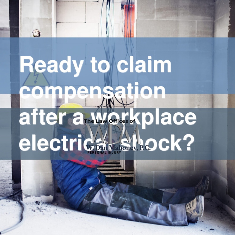 Ready to claim compensation after a workplace electrical shock?