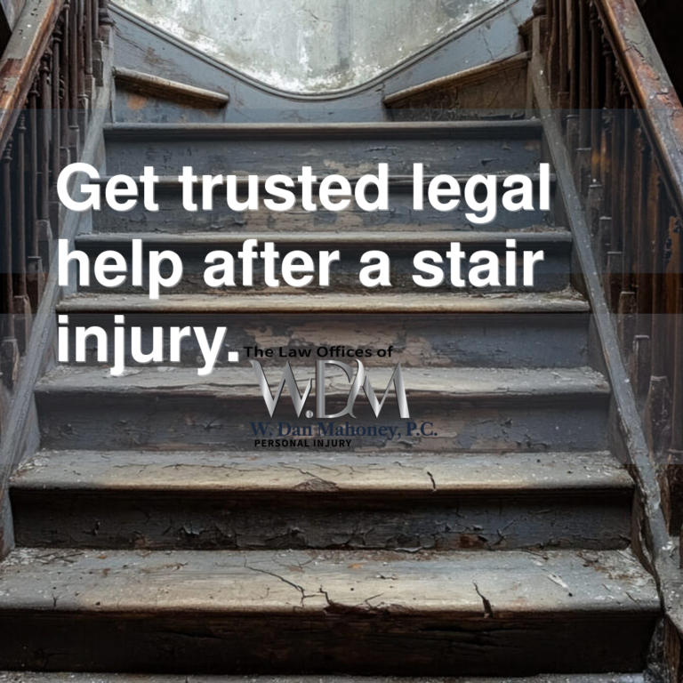 Get trusted legal help after a stair injury.