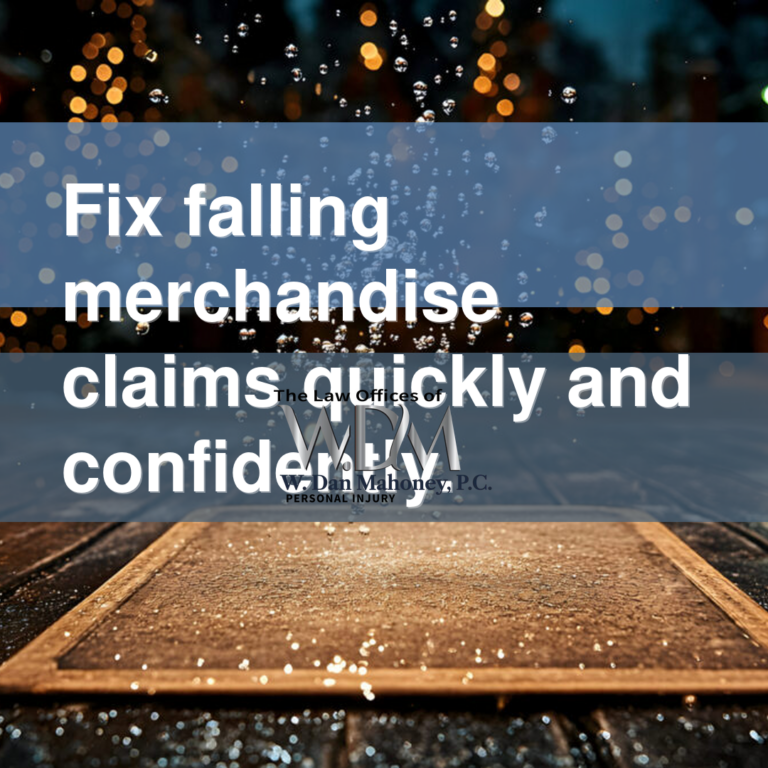 Fix falling merchandise claims quickly and confidently.