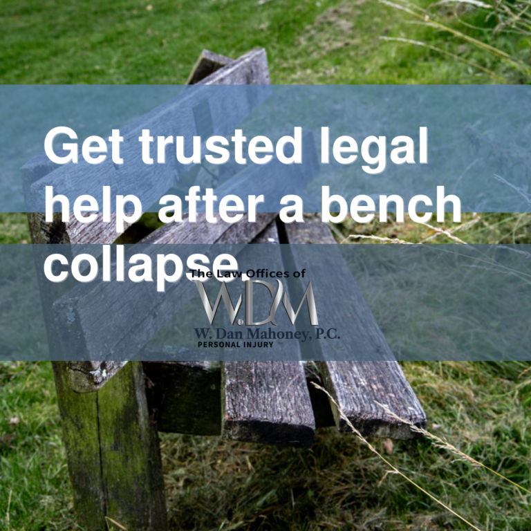 Get trusted legal help after a bench collapse.