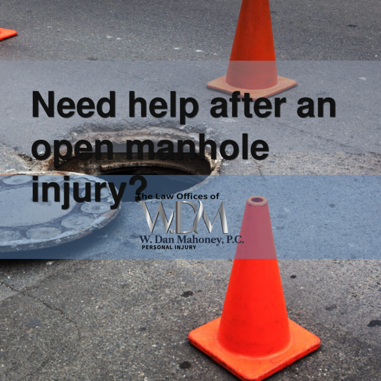 Need help after an open manhole injury?