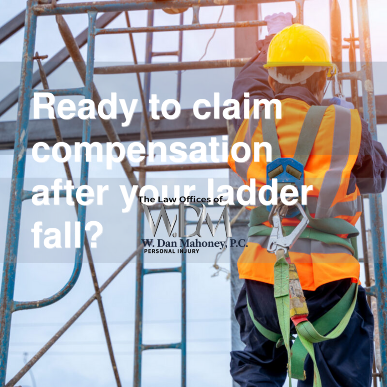 Ready to claim compensation after your ladder fall?