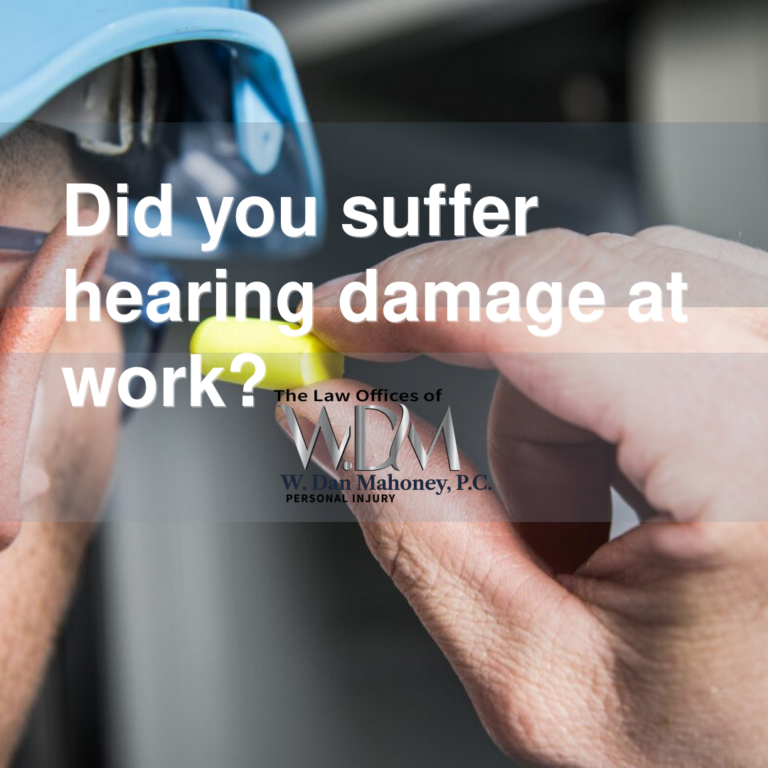 Did you suffer hearing damage at work?
