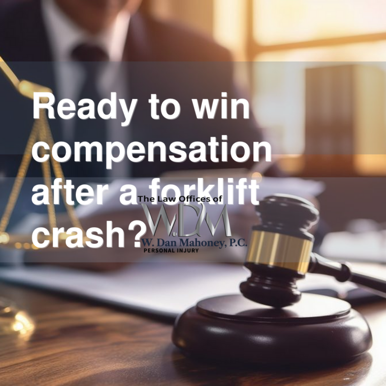 Ready to win compensation after a forklift crash?