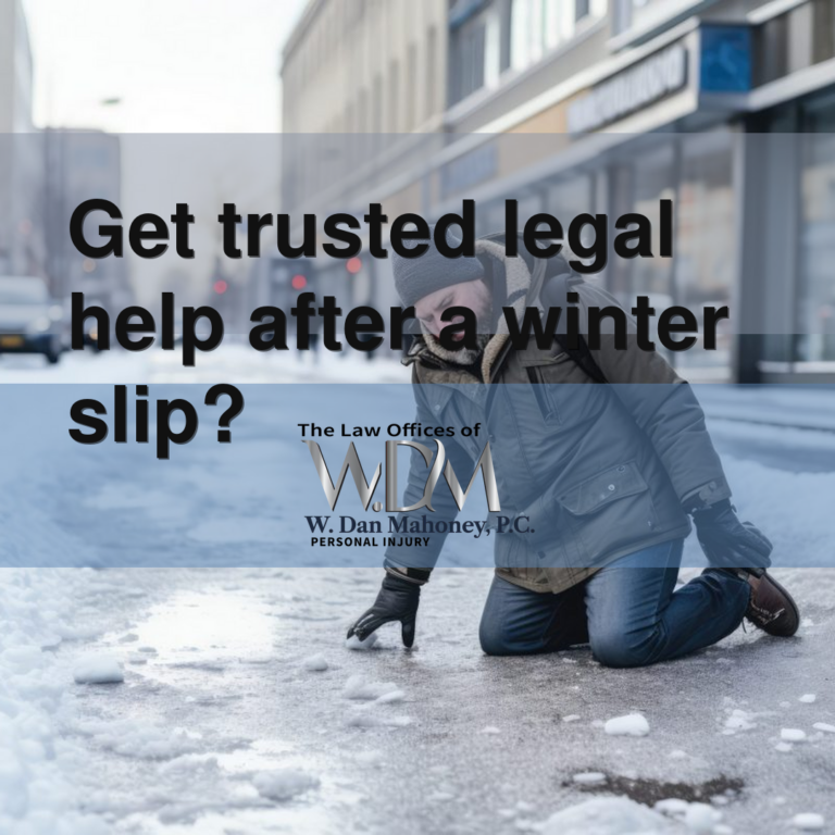 Get trusted legal help after a winter slip?
