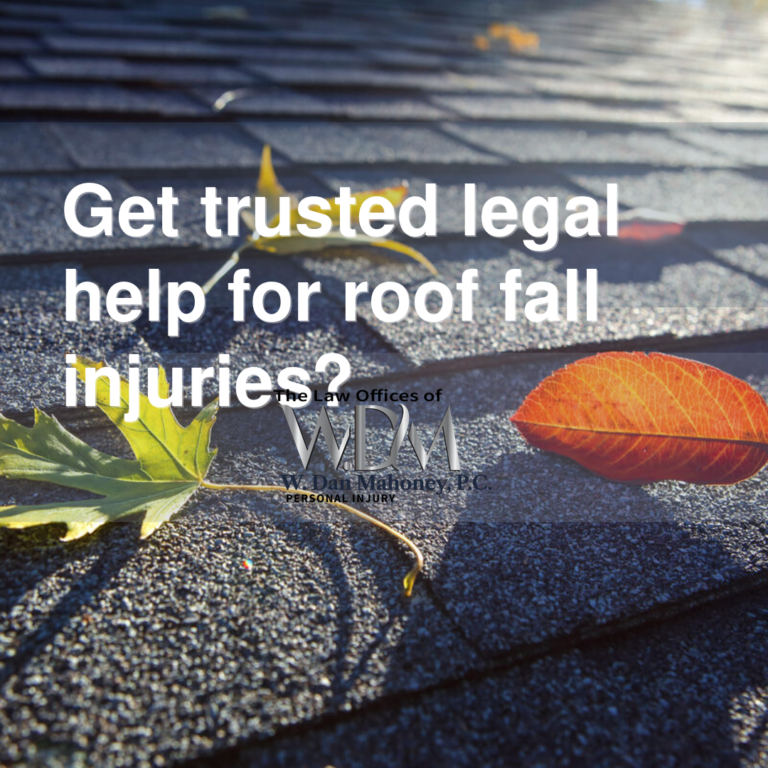 Get trusted legal help for roof fall injuries?