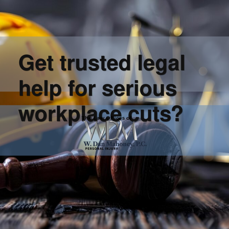 Get trusted legal help for serious workplace cuts?