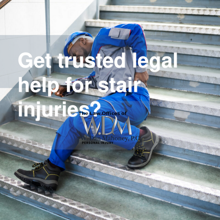 Get trusted legal help for stair injuries?