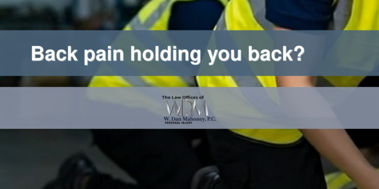 Lower Back Strain — The Law Offices of W Dan Mahoney