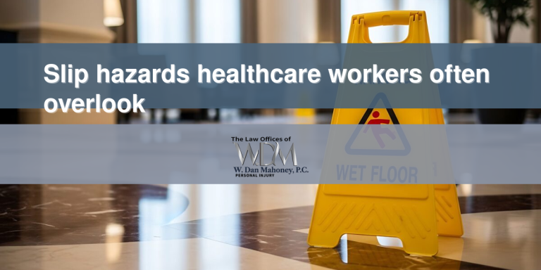 Slip hazards healthcare workers often overlook