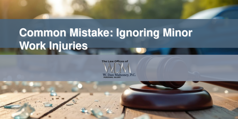 Common Mistake: Ignoring Minor Work Injuries